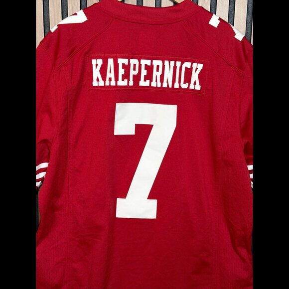 Nike NFL Players On Field Jersey Colin Kaepernick #7 San Francisco 49ers Mens XL - Picture 8 of 11